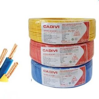 Cuộn dây điện đơn Cadivi CV 3.5 0.6/1kV – Dài 100m