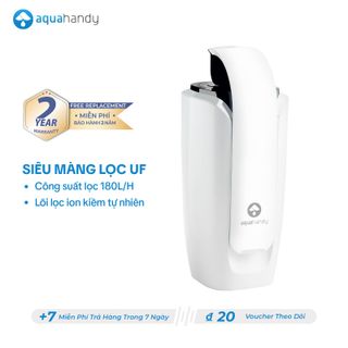 Máy Lọc Nước iAquao AquaHandy ion kiềm, nâng độ PH, tạo kiềm, tạo khoáng Magie và Canxi, nấu ăn, giữ nguyên khoáng chất tự nhiên