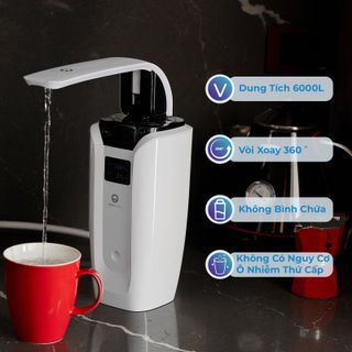 Máy Lọc Nước iAquao AquaHandy ion kiềm, nâng độ PH, tạo kiềm, tạo khoáng Magie và Canxi, nấu ăn, giữ nguyên khoáng chất tự nhiên