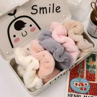Dây Buộc Tóc Lông Mềm Mịn – Phong Cách Hàn Quốc Siêu Dễ Thương 🎀