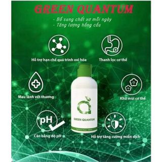 [150ml ] Green quantum nước uống tăng cường sức đề kháng tăng hồng cầu bảo vệ sức khỏe
