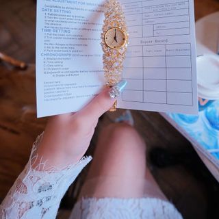 ĐỒNG HỒ NỮ CHÍNH HÃNG MỚI NHẤT FUNMEI FGRAF  FULL ĐÁ ĐI KÈM TEM KÍCH HOẠT ĐIỆN TỬ