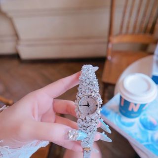ĐỒNG HỒ NỮ CHÍNH HÃNG MỚI NHẤT FUNMEI FGRAF FULL ĐÁ ĐI KÈM TEM KÍCH HOẠT ĐIỆN TỬ