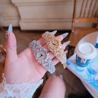 ĐỒNG HỒ NỮ CHÍNH HÃNG MỚI NHẤT FUNMEI FGRAF  FULL ĐÁ ĐI KÈM TEM KÍCH HOẠT ĐIỆN TỬ