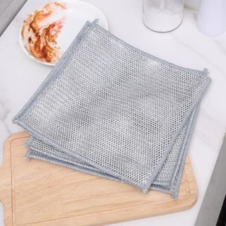 Khăn lưới rửa bát kim loại 20x20cm (1 lớp)
