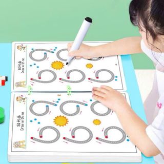 BỘ TẬP TÔ VẼ THÔNG MINH XÓA ĐƯỢC 64 TRANG TẶNG KÈM 6 BÚT DẠ & MÚT XÓA SP0330 - LADY'S PASSION