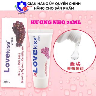 Gel Bôi Trơn Love Kiss 100ml Hương Trái Cây, Trơn Mượt, Hàng chính hãng, chính chủ có giấy nhãn hiệu cấp tại Việt Nam