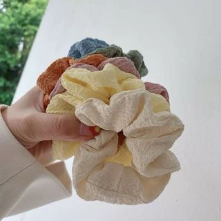 Dây Buộc Tóc Vải Nhăn Nữ Tính - Màu Vintage Cực Xinh
