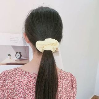 Dây Buộc Tóc Vải Nhăn Nữ Tính - Màu Vintage Cực Xinh