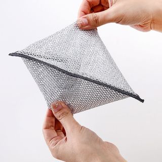 Khăn lưới rửa bát kim loại 20x20cm (2 lớp)
