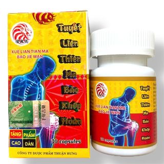 Viên uống Tuyết liên thiên ma bảo khớp hoàn - Hộp gồm 30 viên - Xuất xứ Malaysia - Mã số 1340