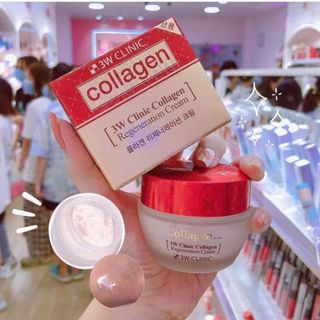 Kem dưỡng trắng da chống lão hoá Colagen 3W Clinic -HànQuốc