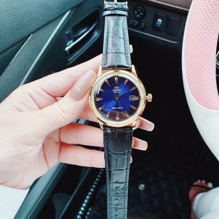 XẢ KHO ĐỒNG HỒ NAM CAO CẤP OGIENT DÂY DA ĐEN AUTOMATIC