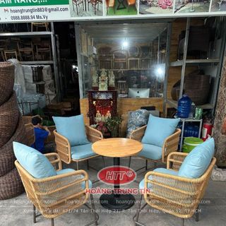 Ghế mây nhựa dành cho nhà hàng khách sạn cao cấp