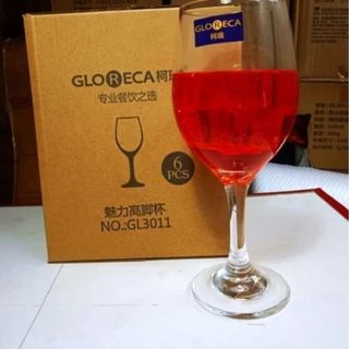 BỘ 6 LY THUỶ TINH UỐNG RƯỢU VANG 410ML GL3011 (T8)