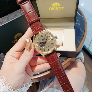 ĐỒNG HỒ NAM CAO CẤP OGIENT DÂY DA NÂU AUTOMATIC