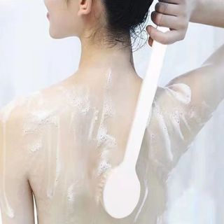 Cây bông tắm chà lưng hai mặt hình Măng Cụt mềm mại dễ thương - Cây bông tắm chà lưng Măng Cụt giá sỉ