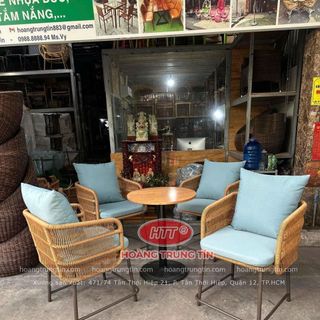 Ghế thúng nhựa giả mây tròn cao cấp dành cho nhà hàng khách sạn