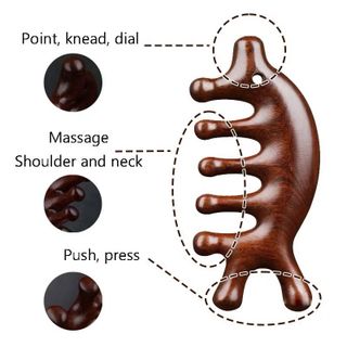 Lược gỗ massage đàn hương