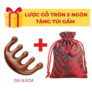 Lược gỗ massage đàn hương