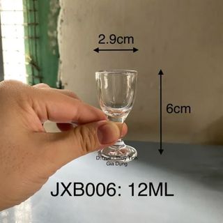 BỘ 6 LY UỐNG RƯỢU CÓ CHÂN 12ML JBB006