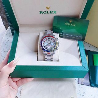 ĐỒNG HỒ NAM SIÊU CẤP RÔLET BẠC FULL XOÀN AUTOMATIC
