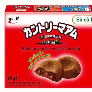 Bánh Quy Mềm Vị Socola (Thùng 10 Hộp x 24 Gói)