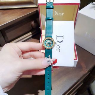 ĐỒNG HỔ NỮ CAO CẤP DIOC DÂY DA MẶT NGÔI SAO MINI