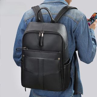 Balo laptop nam da bò thật 9240