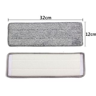 Miếng vải lau nhà thay thế 32x12cm (2 đầu gài)