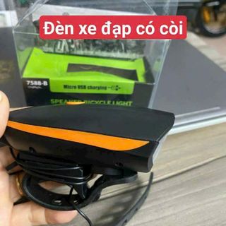 Đèn pin xe đạp có còi B7588