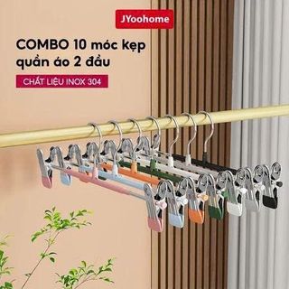 COMBO 10 MÓC KẸP QUẦN ÁO 2 ĐẦU
