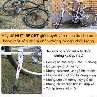Chân Chống Xe Đạp Hợp Kim Nhôm - Điều Chỉnh Độ Dài Chân Chống Phù Hợp Mọi Loại Xe Đạp Địa Hình