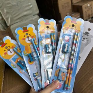 Set Bút Chì Cục Tẩy Cho Bé
