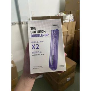 Hộp 10Miếng Mặt Nạ X2The Solution Double-Up Dưỡng Ẩm Dành Cho Mọi Loại