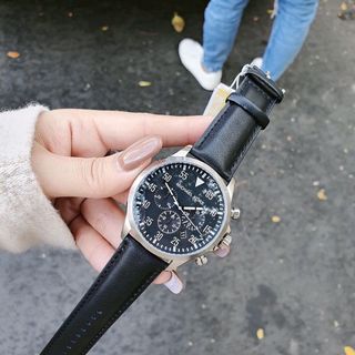 ĐỒNG HỒ NAM CAO CẤP MICHAEL K DÂY DA NIỀNG THÉP BẠC
