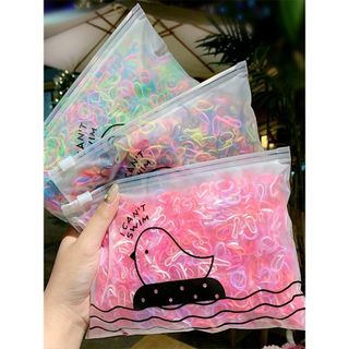 Set 500 chun buộc tóc nhiều màu