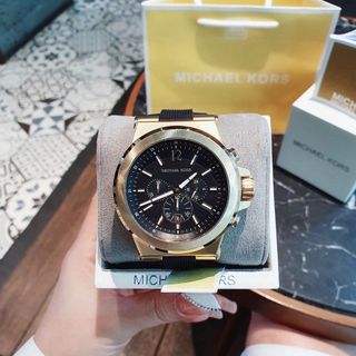 ĐỒNG HỒ NAM CAO CẤP MICHAEL K CHONOGRAP DÂY CAO SU NIỀNG THÉP