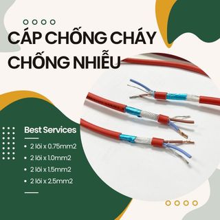 Cáp chống cháy chống nhiễu 2 x 1.5 Altek Kabel