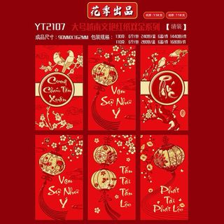 Set 6 lì xì đỏ YT2107