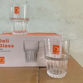 BỘ 6 LY THỦY TINH DELI 340ML 4333- 3