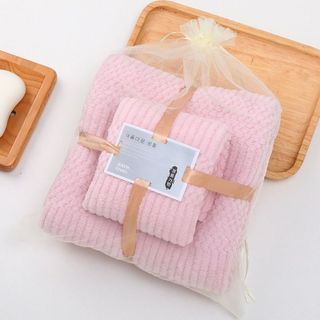 Set 2 khăn tắm lông cừu Hàn quốc (180g)