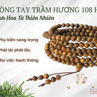 Vòng Trầm Hương 108 Hạt - Chuỗi Hạt Phong Thủy