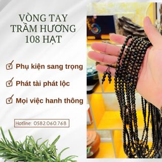 Vòng Trầm Hương 108 Hạt - Chuỗi Hạt Phong Thủy
