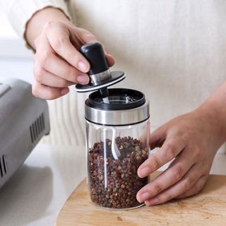 Lọ Đựng Gia Vị Thủy Tinh Hũ Đựng Gia Vị Có Thìa Thông Minh