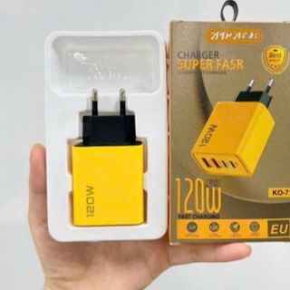 CỐC SẠC NHANH 120W 4 CỔNG 2PD 2USB