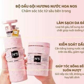 CẶP DẦU GỘI XẢ TÓC N5 HƯƠNG NƯỚC HOA