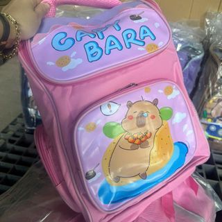 Balo Học Sinh Capybara Ngộ Nghĩnh Đáng Yêu Cho Bé