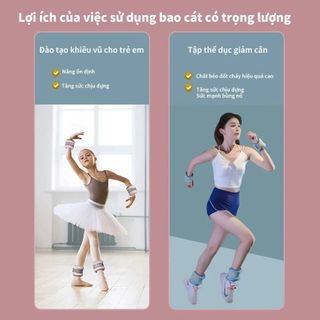 Tạ Đeo Tay , Tạ Chân Túi tạ chân dành cho gym Chất Liệu Bột Sắt Mịn Tập Gym Tập Yoga Tại Nhà - SP126