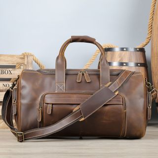 Túi du lịch nam da bò thật 7558